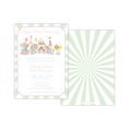 Load image into Gallery viewer, Pastel Circus Birthday Invitation