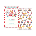 Load image into Gallery viewer, Red Circus Birthday Invitation