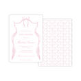 Load image into Gallery viewer, Pink Bow Shower Invitation