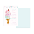 Load image into Gallery viewer, Ice Cream Birthday Party Invitation