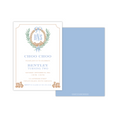 Load image into Gallery viewer, Train Monogram Birthday Invitation