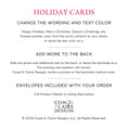 Load image into Gallery viewer, Vintage Ornament Monogram Holiday Card