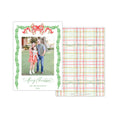 Load image into Gallery viewer, March Plaid Greenery Holiday Card