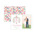 Load image into Gallery viewer, Vintage Ornament Monogram Holiday Card
