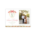 Load image into Gallery viewer, March Plaid Monogram Holiday Card - Vertical
