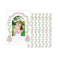 Load image into Gallery viewer, Pink Tree Arch Holiday Card