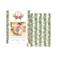 Load image into Gallery viewer, Woodland Monogram Holiday Card - Horizontal