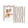 Load image into Gallery viewer, Red Blue Garland Holiday Card
