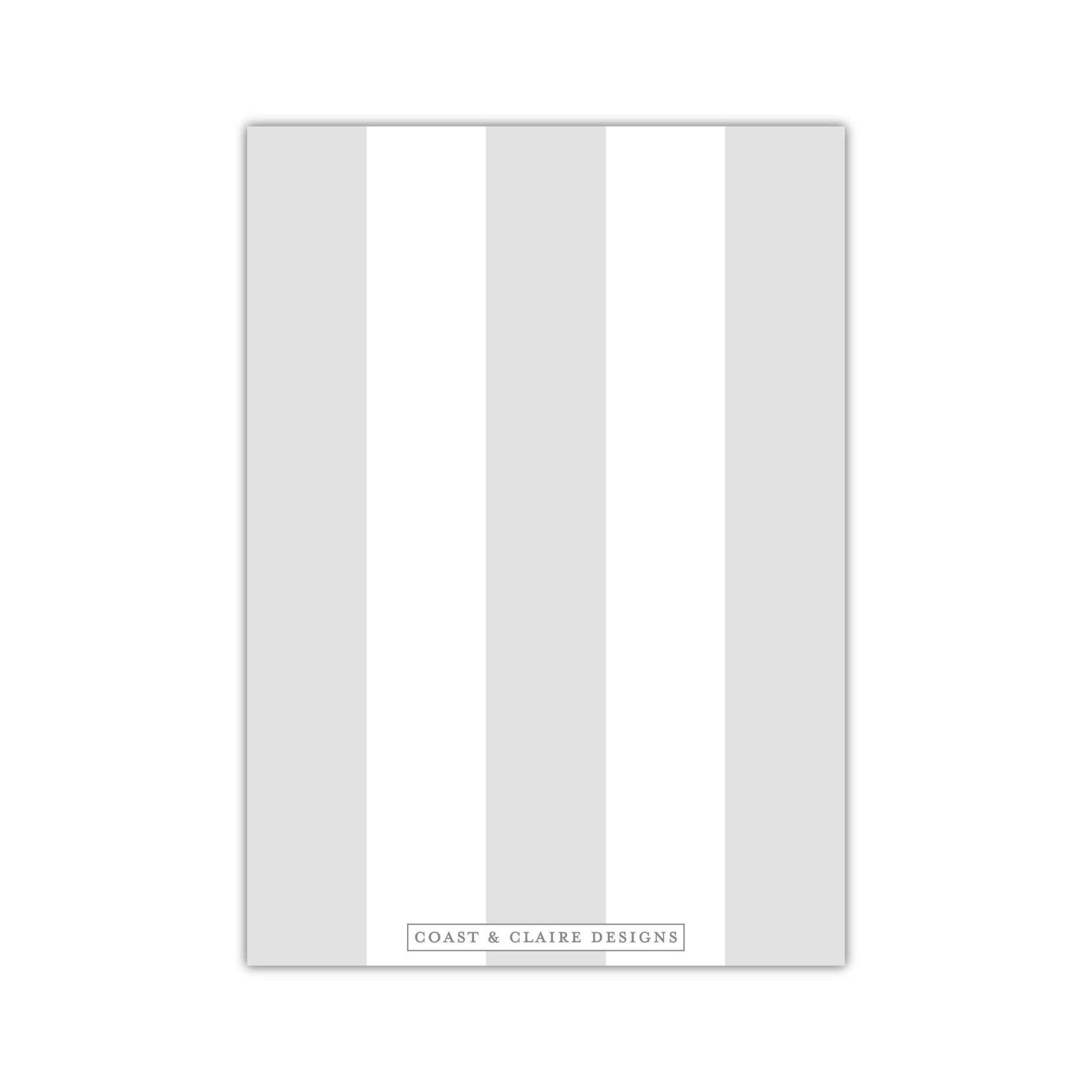 Night Before Gray Holiday Card