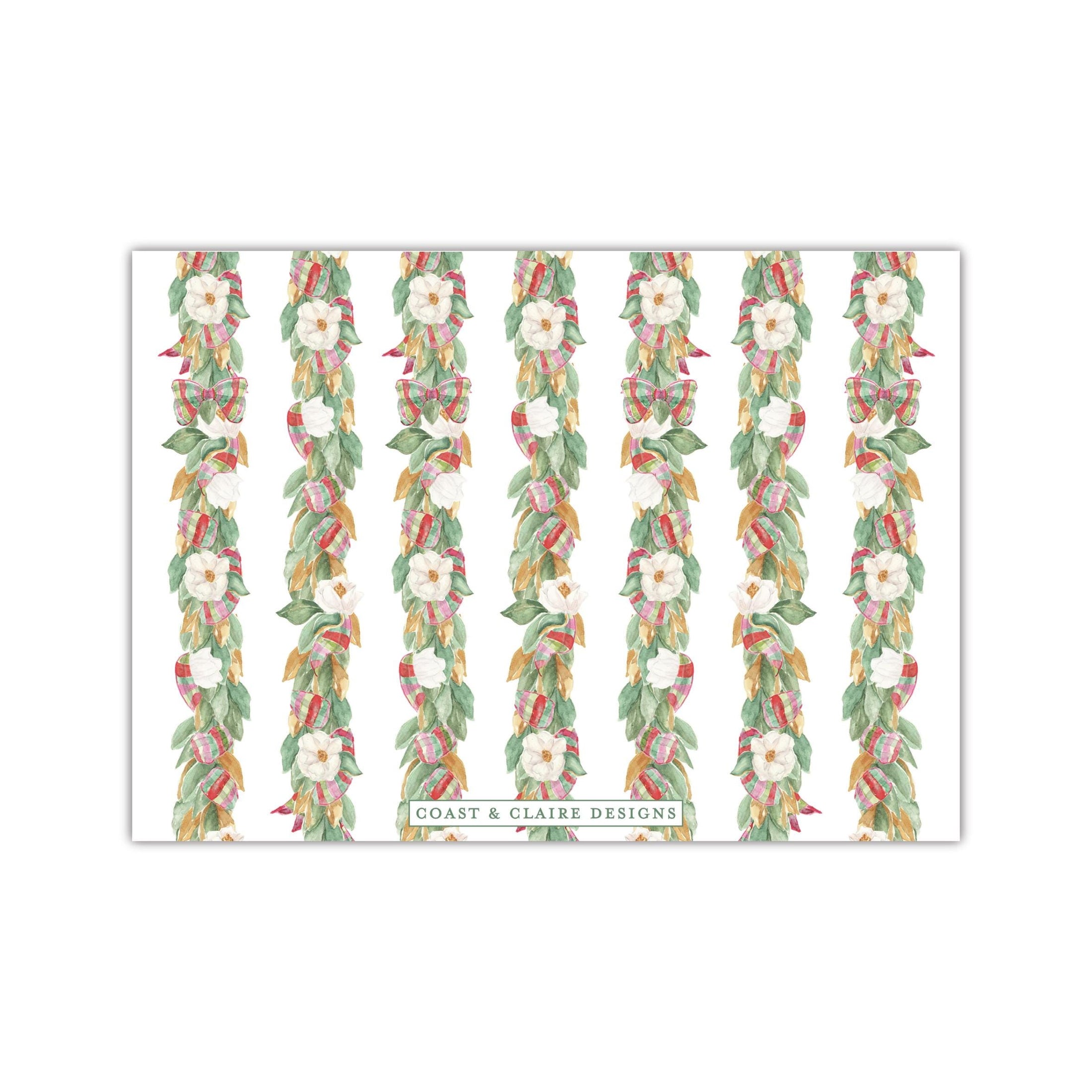 Magnolia Horizontal Holiday Card