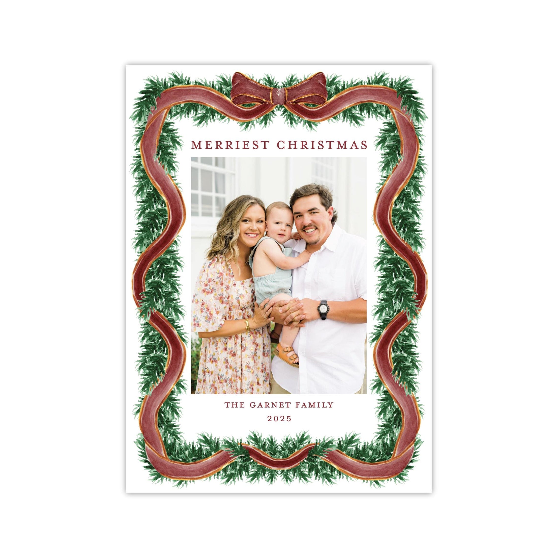 Clydesdale Bow Holiday Card