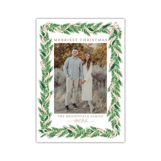 Night Before Brown Holiday Card
