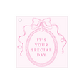 Load image into Gallery viewer, Special Day Pink Gift Tag
