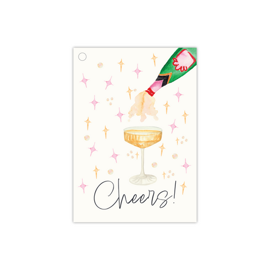 Pop the Bubbly Gift Tag