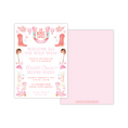 Load image into Gallery viewer, Pink Rodeo Birthday Invitation
