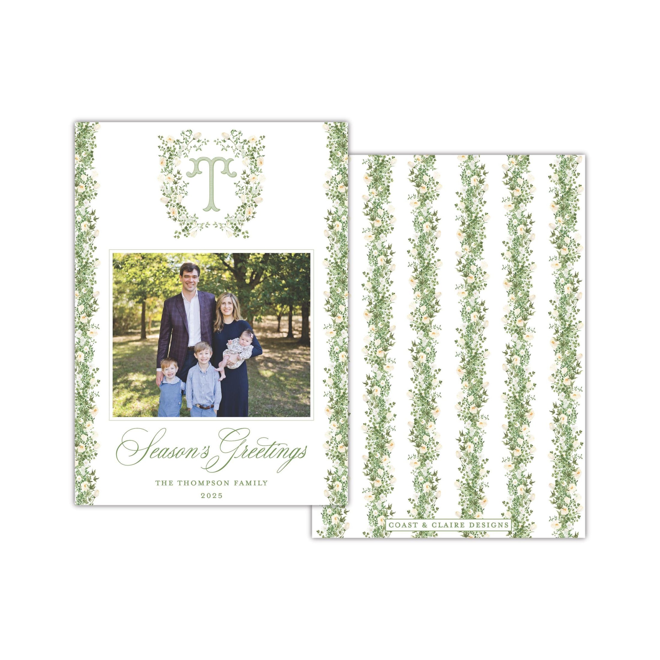 Prosecco Crest Holiday Card