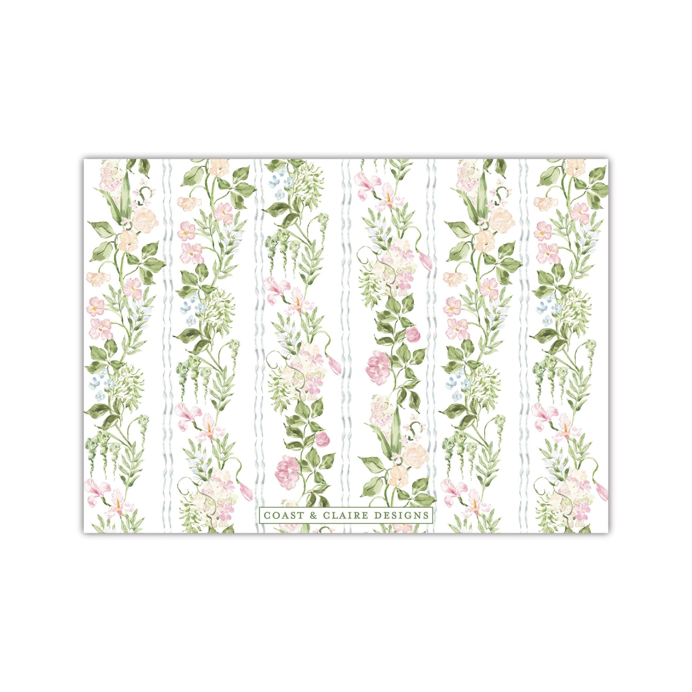 Blushing Horizontal Holiday Card