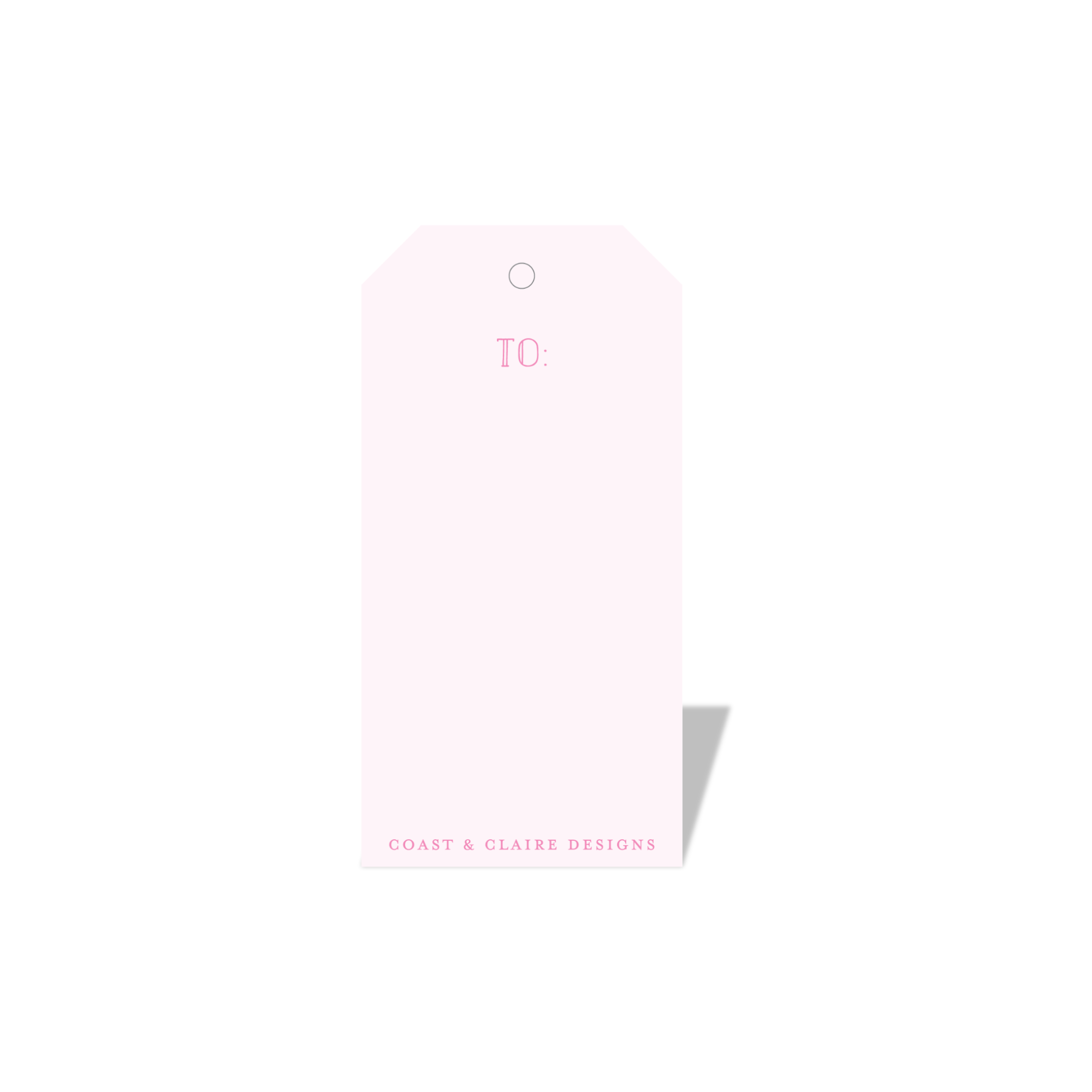 Child Present Girl Gift Tag