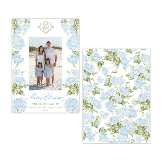 Hydrangea Holiday Card
