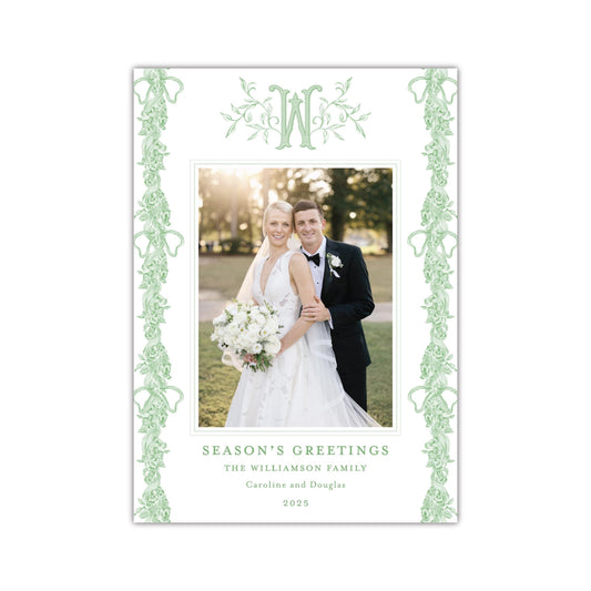 Essentials Green Holiday Card