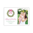 Load image into Gallery viewer, Hard Circle Wreath Holiday Card
