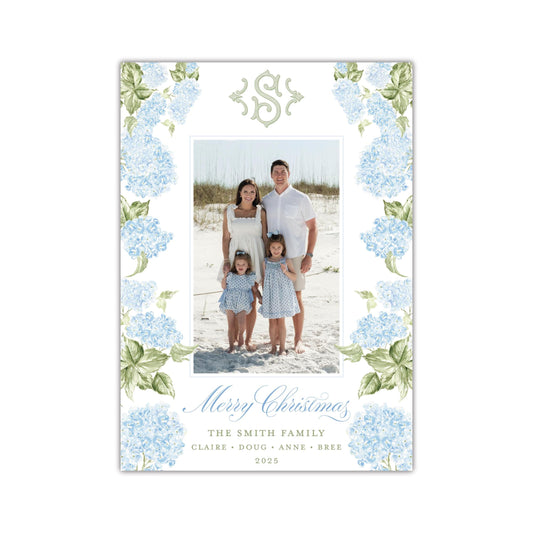 Hydrangea Holiday Card