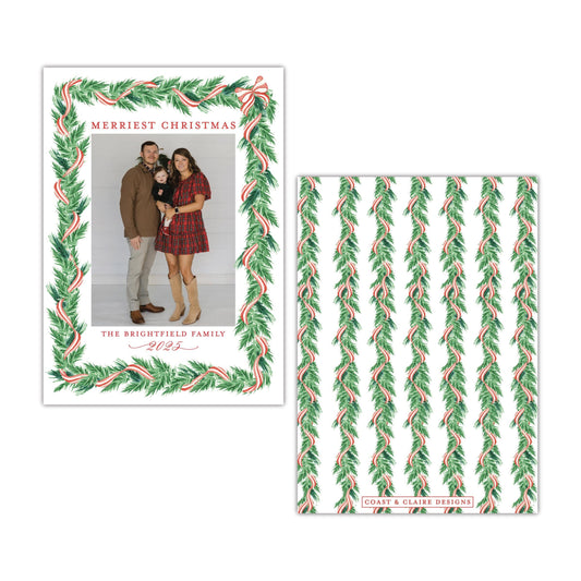 Night Before Red Holiday Card