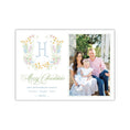 Load image into Gallery viewer, Butterfly Kisses Blue Holiday Card
