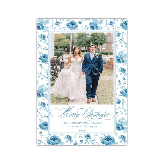 Chinoiserie Christmas Holiday Card