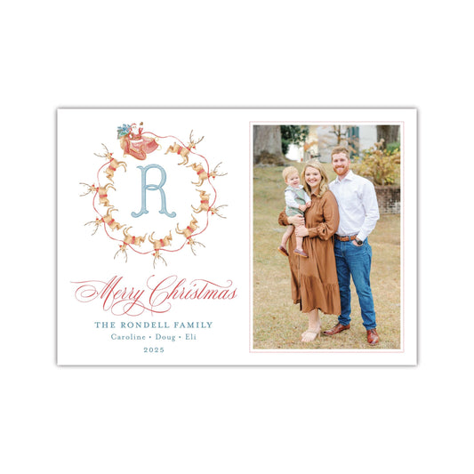 Chinoiserie Sleigh Holiday Card