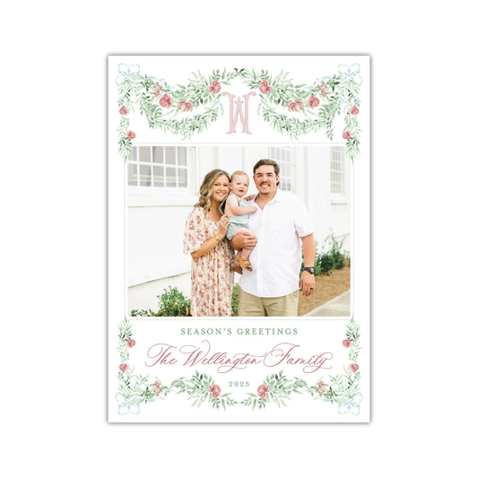 Rococco Swag Holiday Card