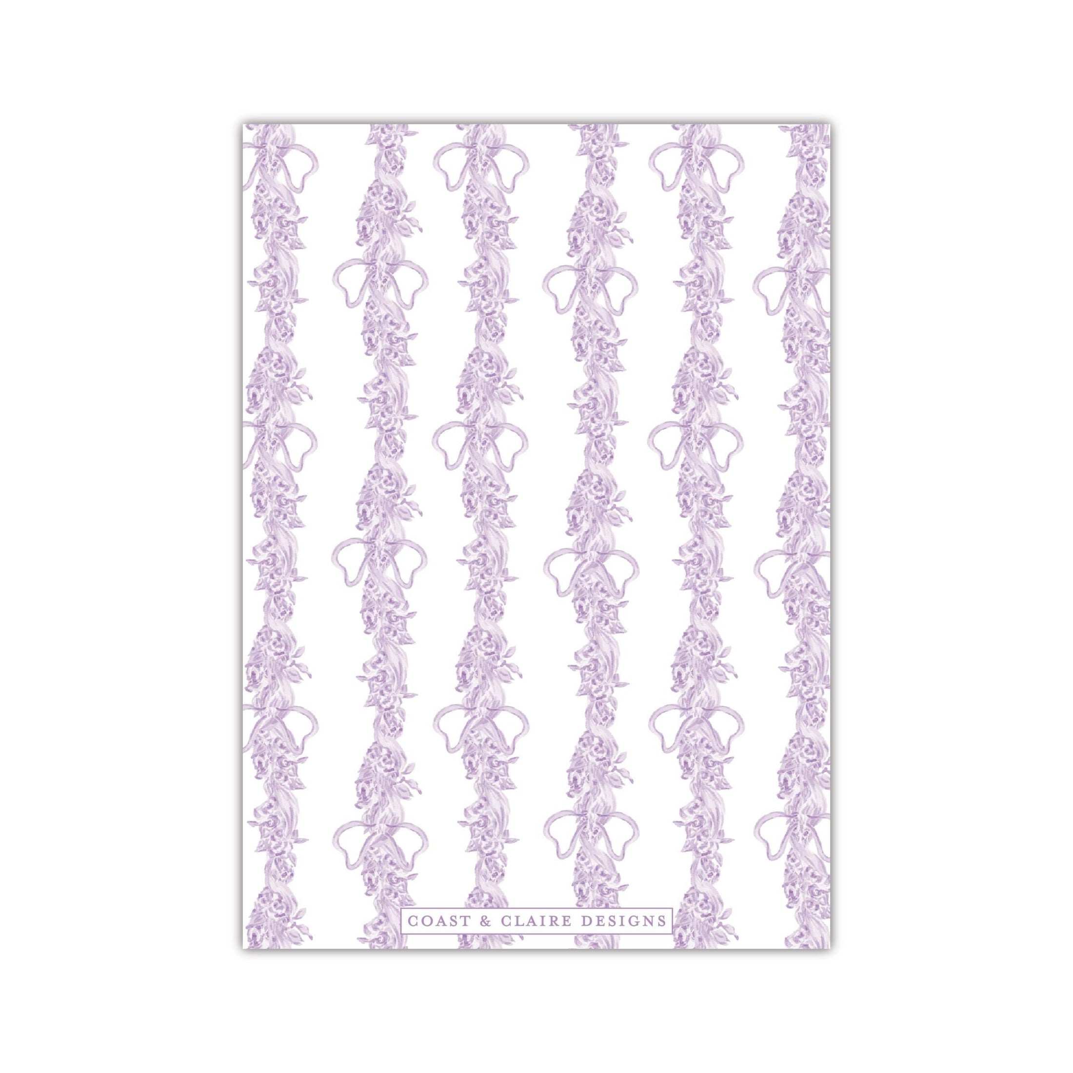 Essentials Purple Holiday Card