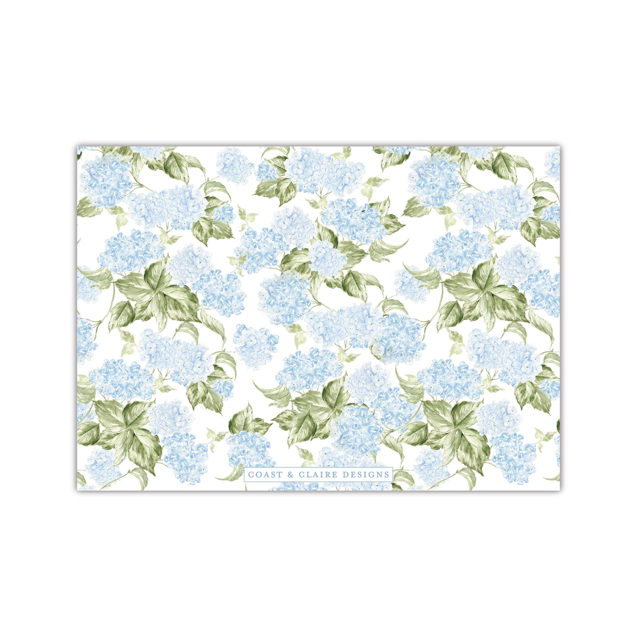 Hydrangea Crest Holiday Card