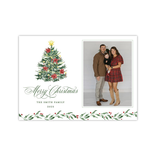 Yuletide Tree Holiday Card