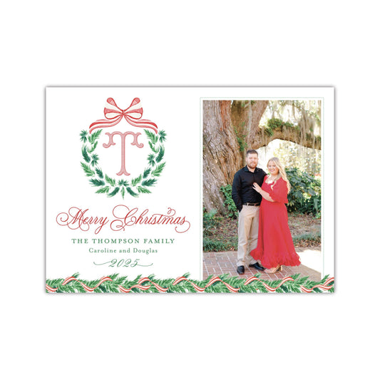 Night Before Crest Horizontal Card