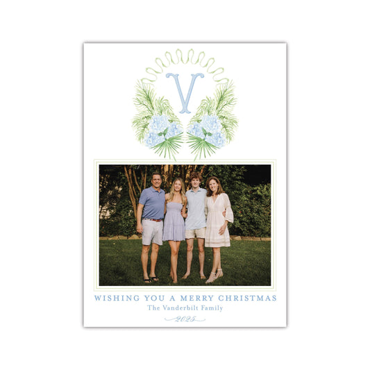 Coastal Elegance Holiday Card