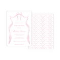 Load image into Gallery viewer, Pink Bow Shower Invitation
