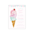 Load image into Gallery viewer, Ice Cream Birthday Party Invitation
