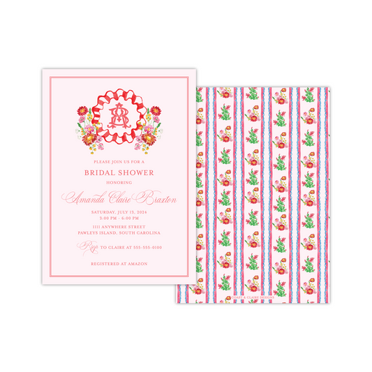 Fiesta Floral Shower Invitation