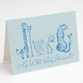 Load image into Gallery viewer, Party Animal Blue Greeting Card
