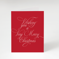 Load image into Gallery viewer, Red Script Greeting Card
