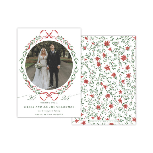 Yuletide Round Holiday Card