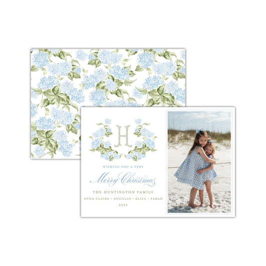 Hydrangea Crest Holiday Card