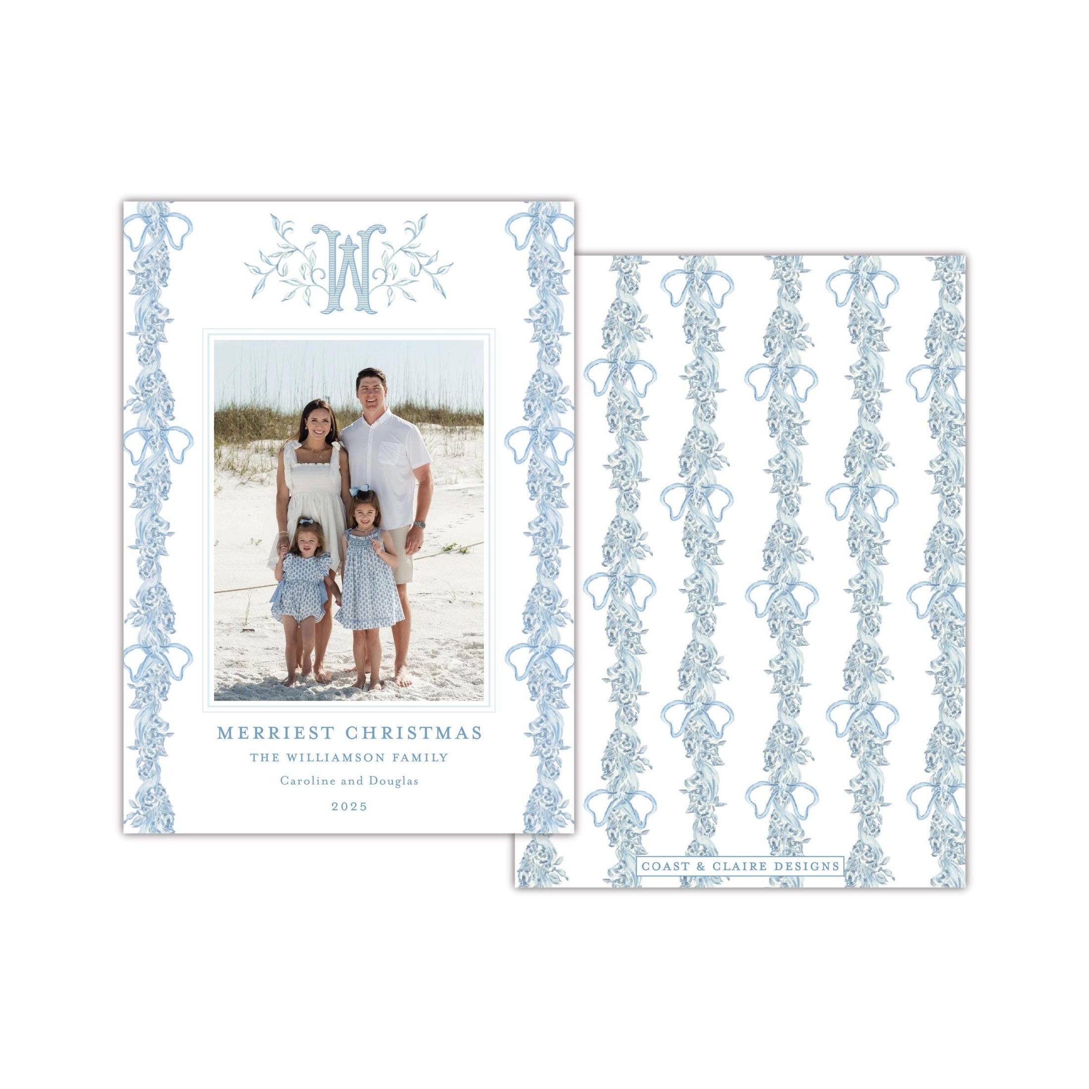 Essentials Blue Holiday Card