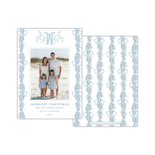 Essentials Blue Holiday Card