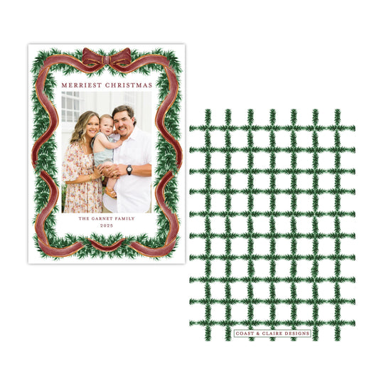 Clydesdale Bow Holiday Card