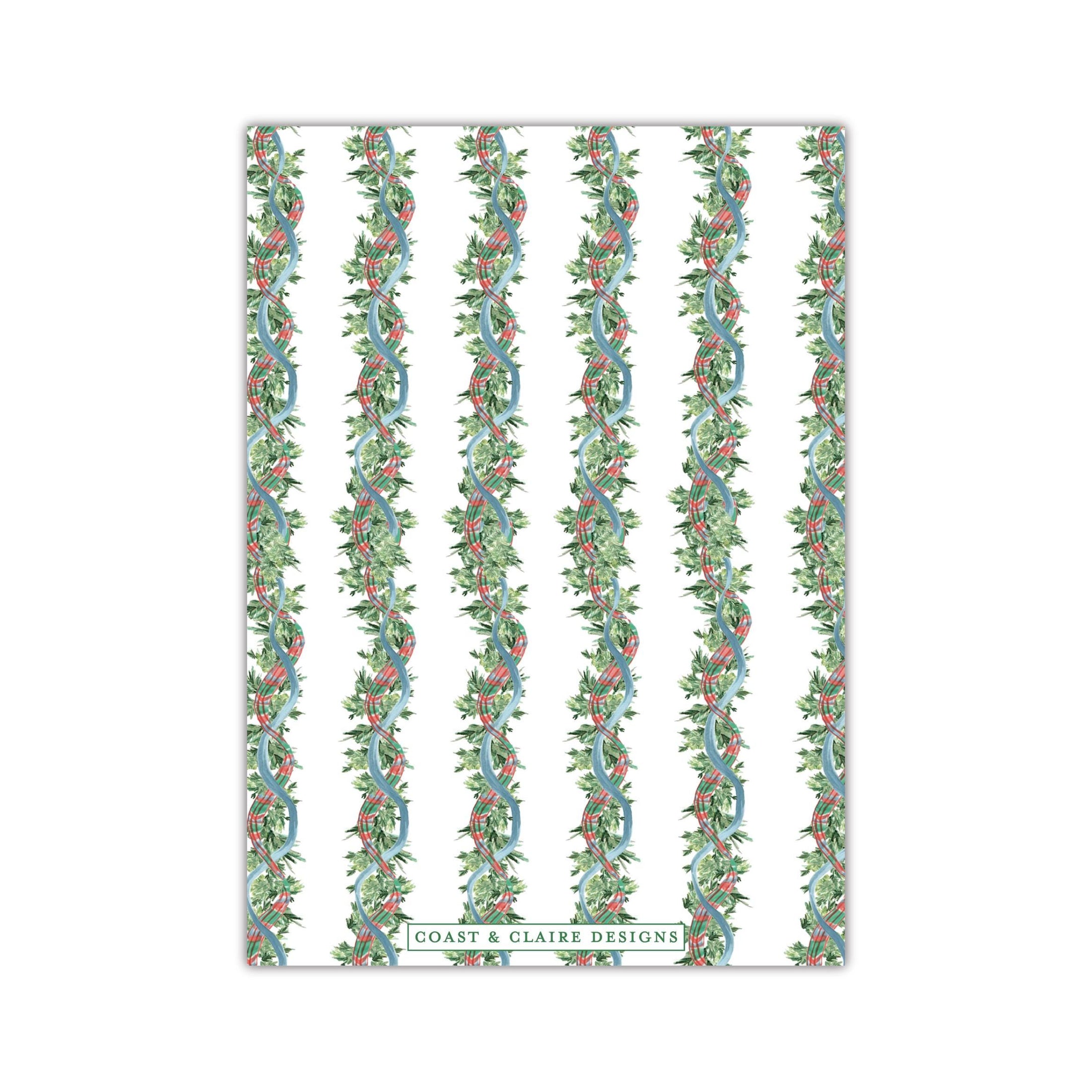 Chinoiserie Garland Holiday Card