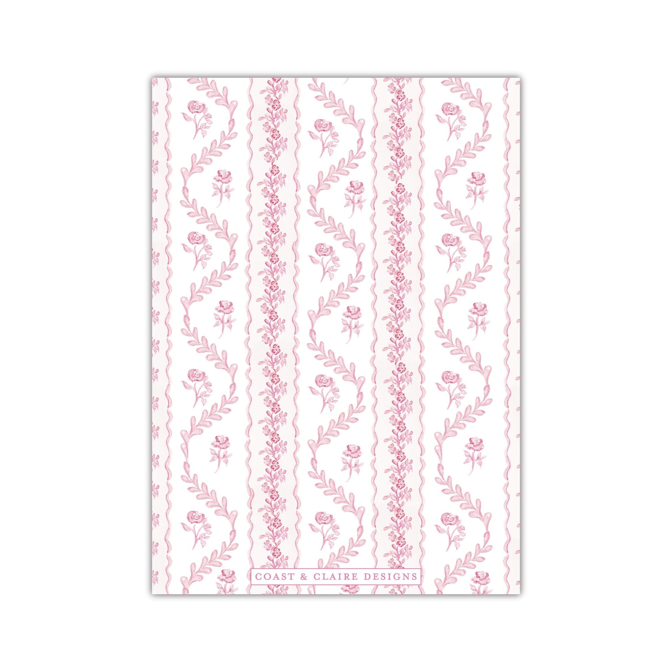 Pinkies Out Pink Holiday Card