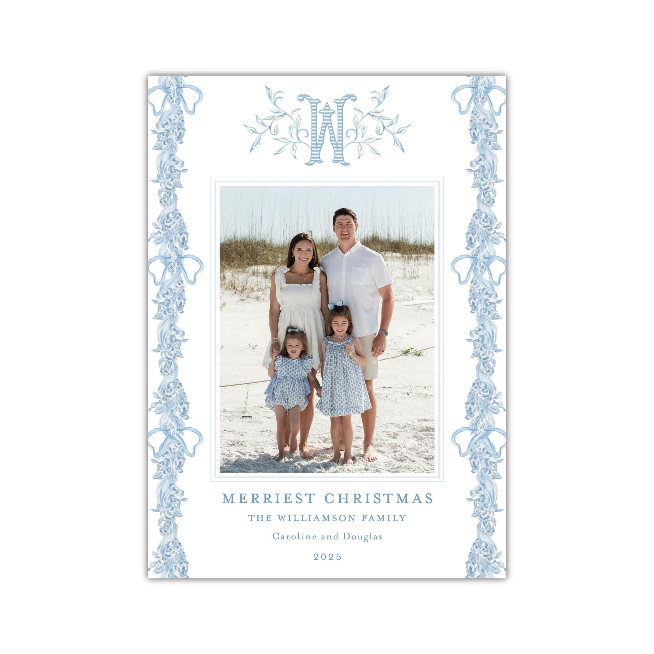 Essentials Blue Holiday Card
