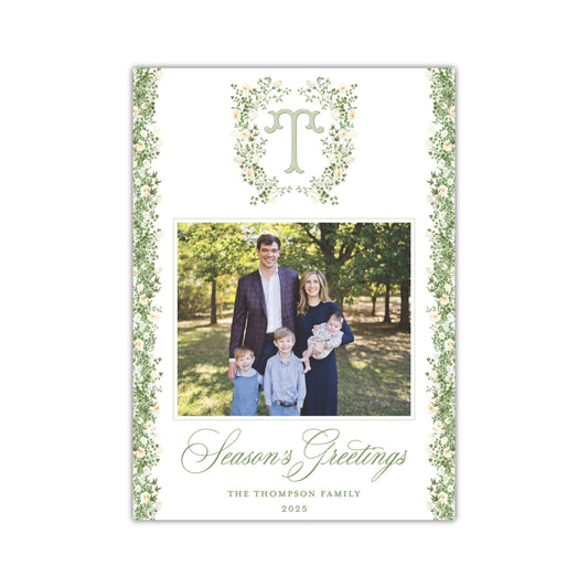 Prosecco Crest Holiday Card